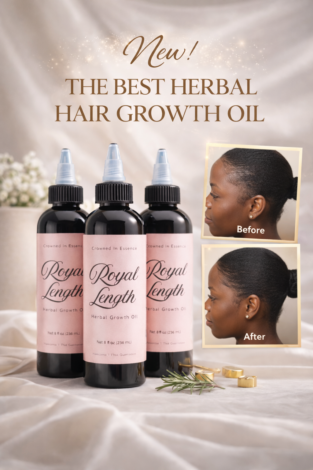 Royal Length Herbal Growth Oil