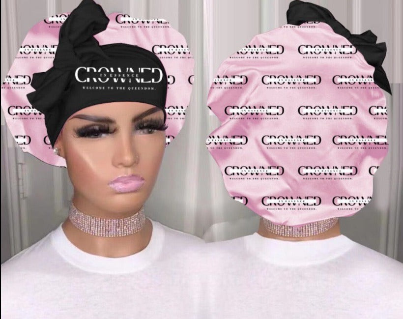 Silky Bonnet With Tie Band